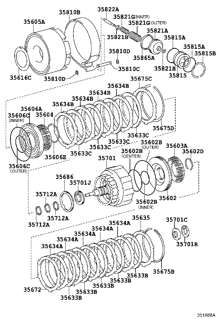 35647-14020 PLATE, CLUTCH (FOR DIRECT MULTIPLE DISC CLUTCH) product image