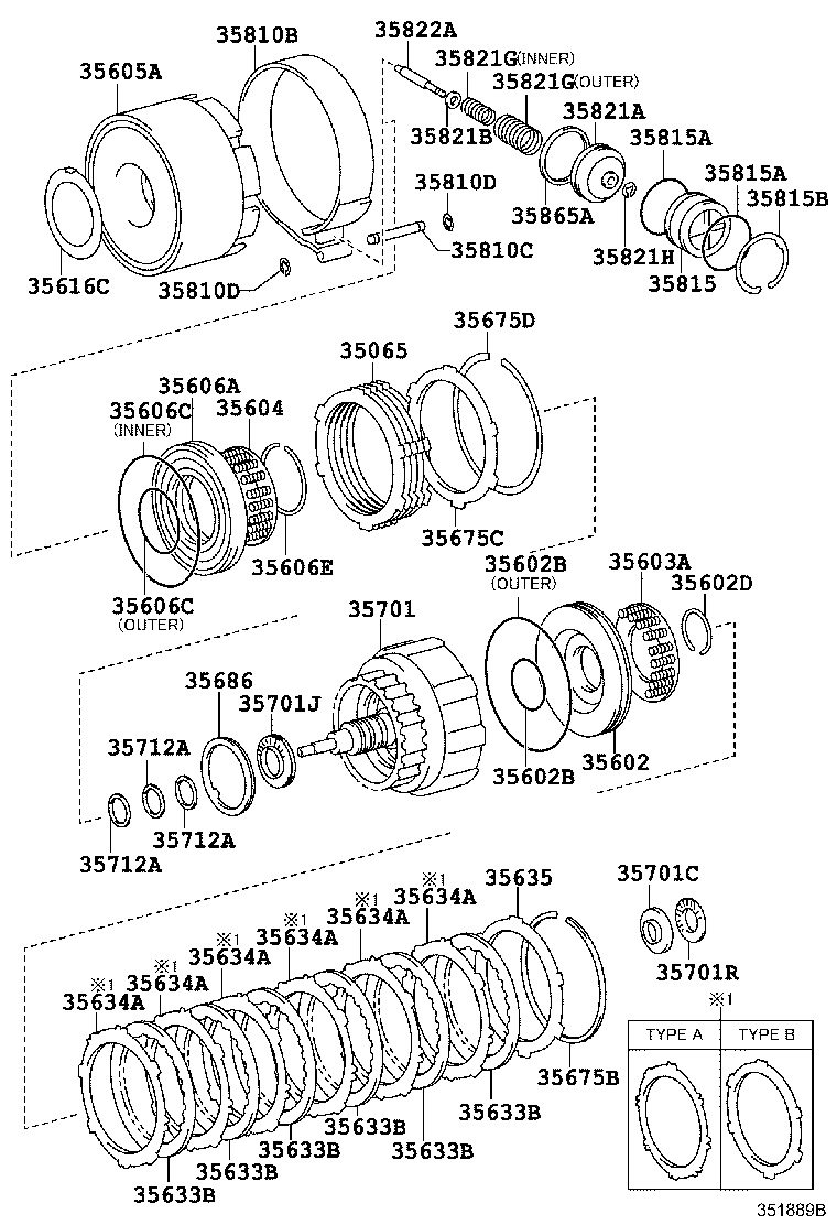 35647-14020 PLATE, CLUTCH (FOR DIRECT MULTIPLE DISC CLUTCH) product image