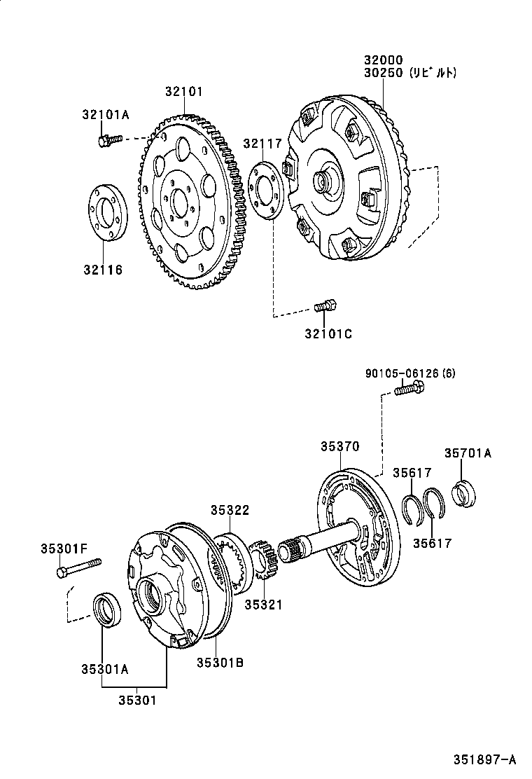 30250-28100 CONVERTER ASSY, TORQUE, REBUILT product image