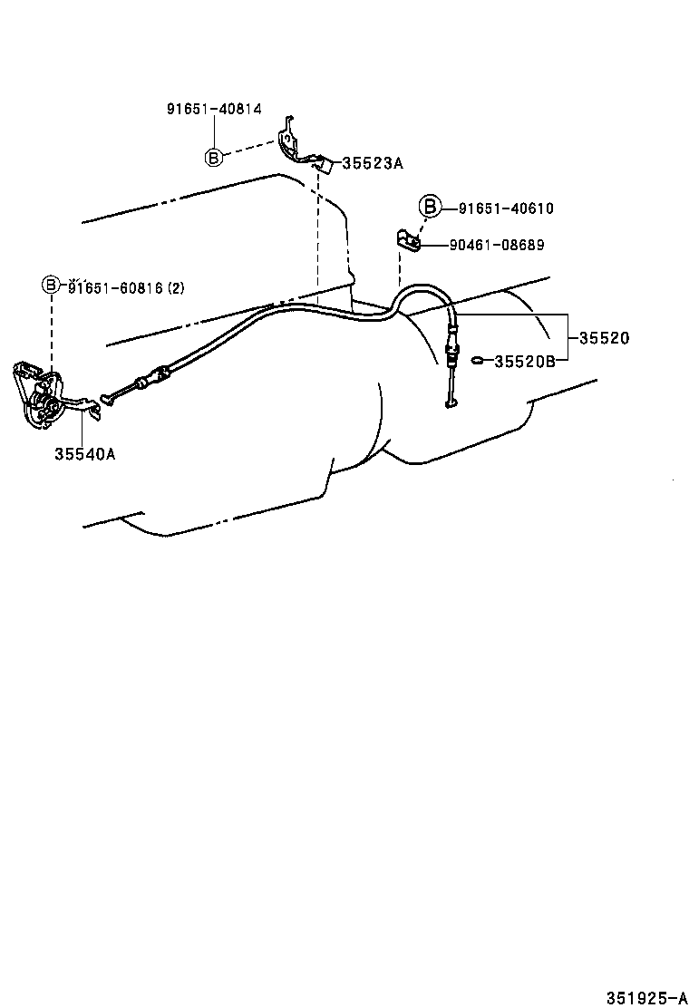35523-28070 CLAMP, THROTTLE CABLE, NO.1 product image