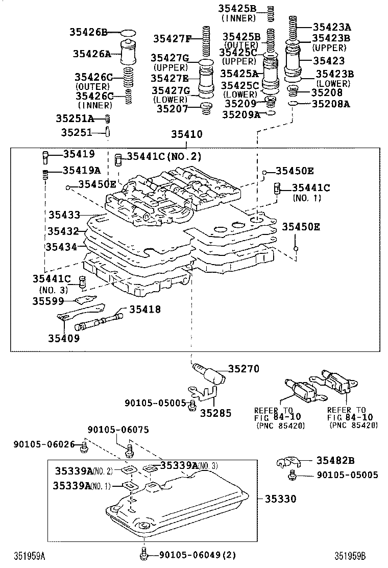 35410-60470 BODY ASSY, TRANSMISSION VALVE product image