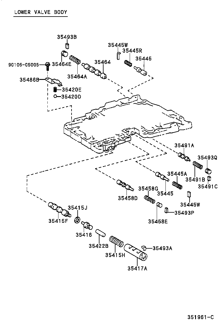 35410-60360 BODY ASSY, TRANSMISSION VALVE product image