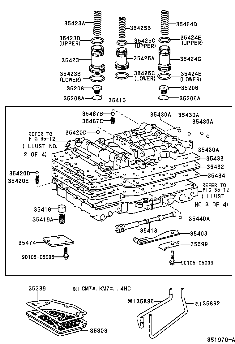 35432-28090 PLATE, VALVE BODY, NO.1 product image