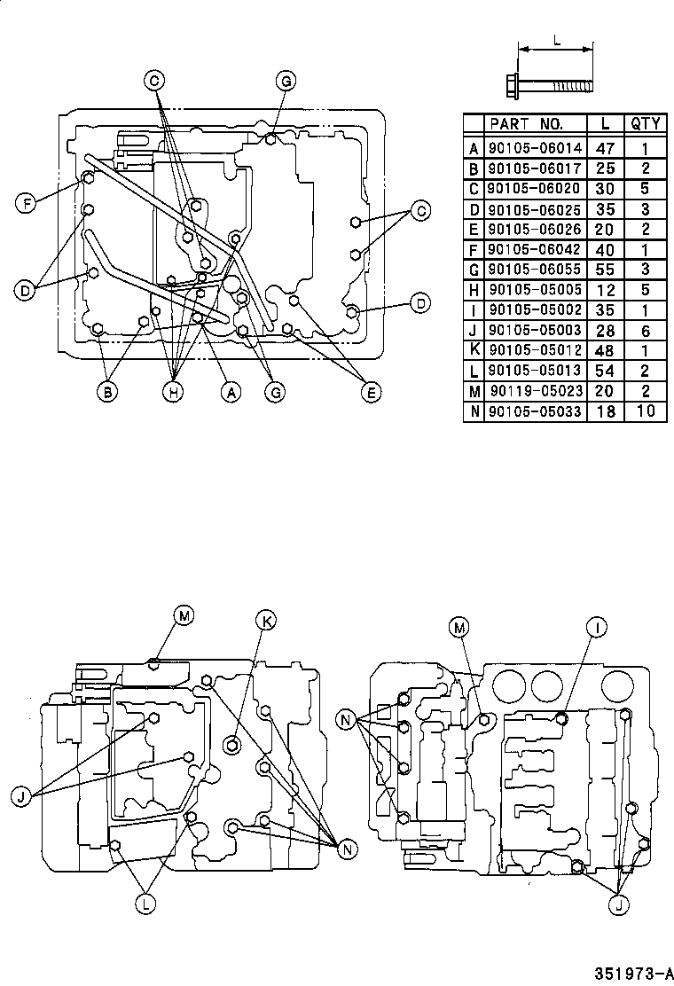 35432-28090 PLATE, VALVE BODY, NO.1 product image
