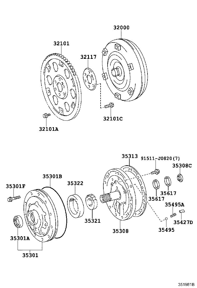 32000-36050 CONVERTER ASSY, TORQUE product image