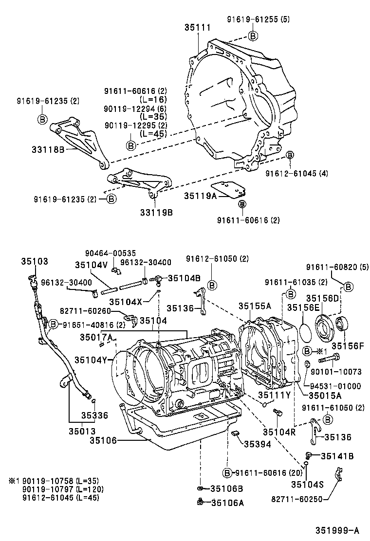 35013-65030 TUBE SUB-ASSY, TRANSMISSION OIL FILLER product image