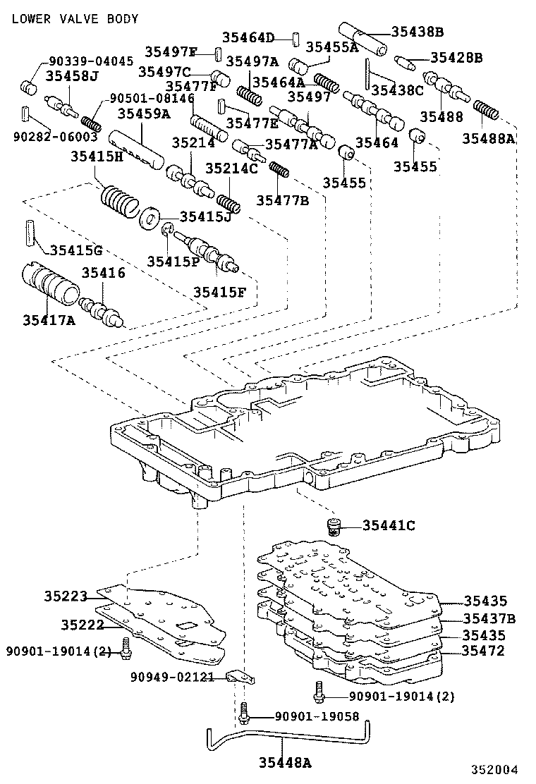 35432-36060 PLATE, VALVE BODY, NO.1 product image