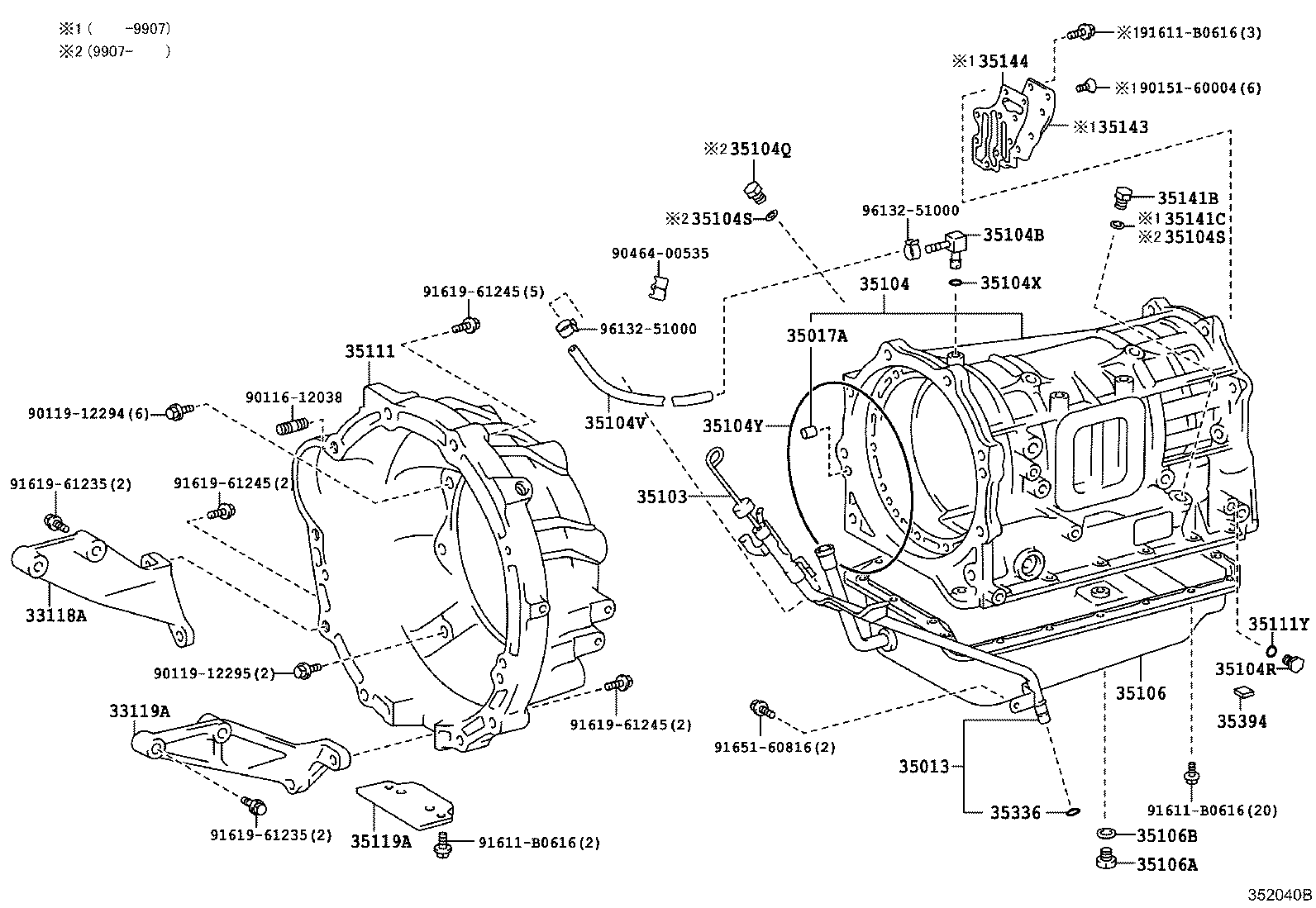 35013-36120 TUBE SUB-ASSY, TRANSMISSION OIL FILLER product image