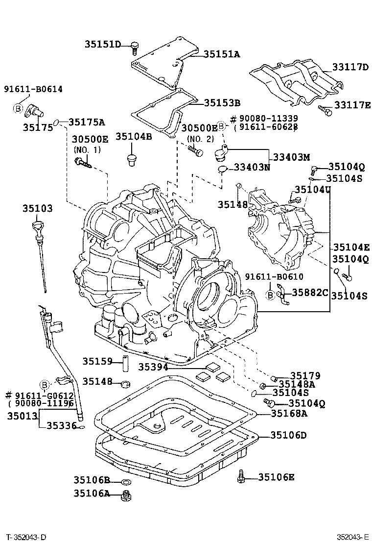 35013-07010 TUBE SUB-ASSY, TRANSMISSION OIL FILLER product image