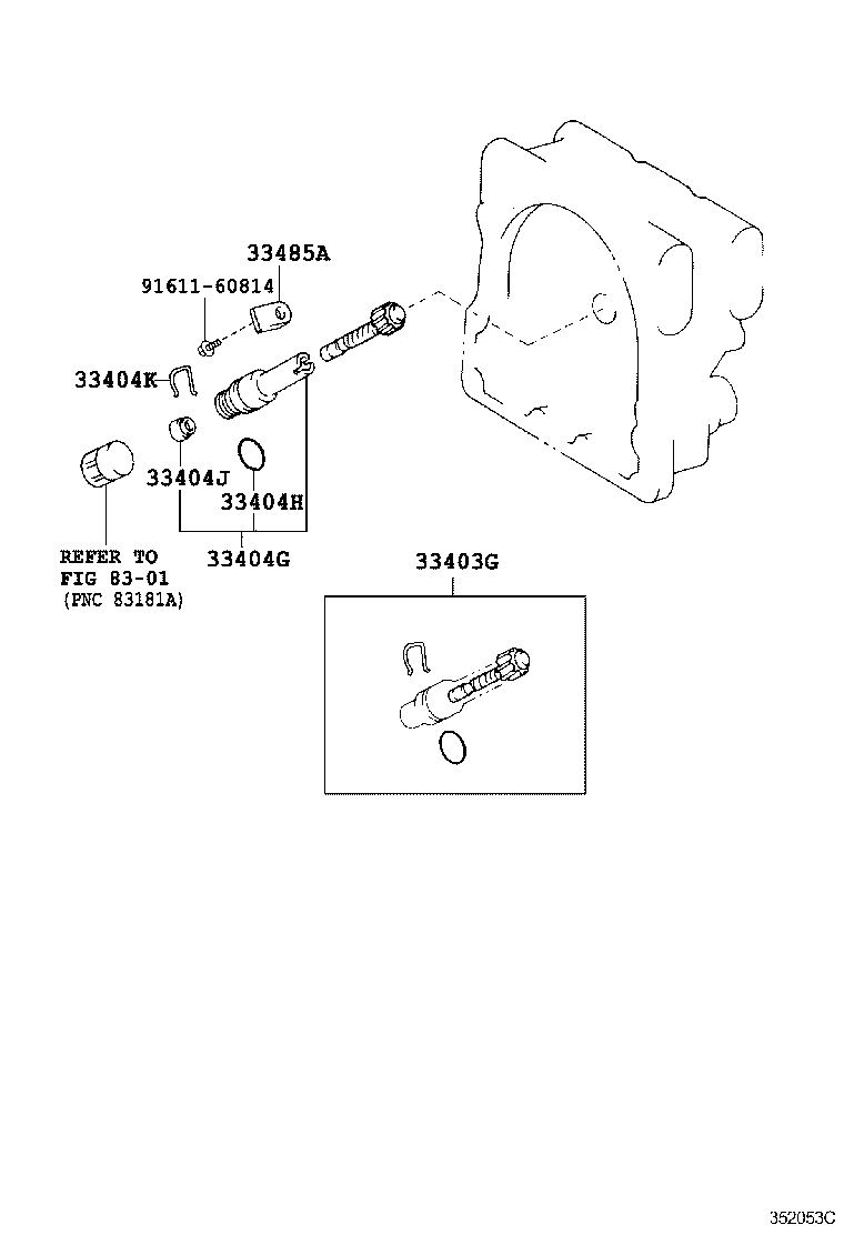 33482-39875 GEAR SUB-ASSY, SPEEDOMETER DRIVEN (ATM) product image