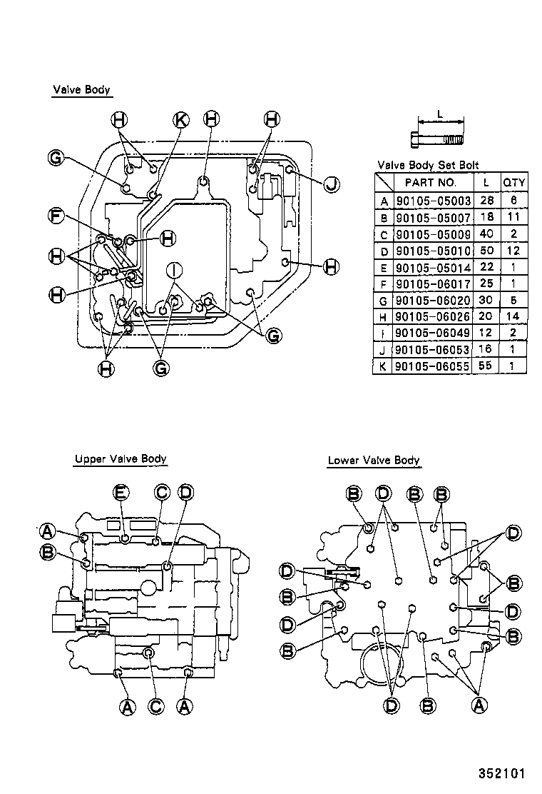 35410-12450 BODY ASSY, TRANSMISSION VALVE product image