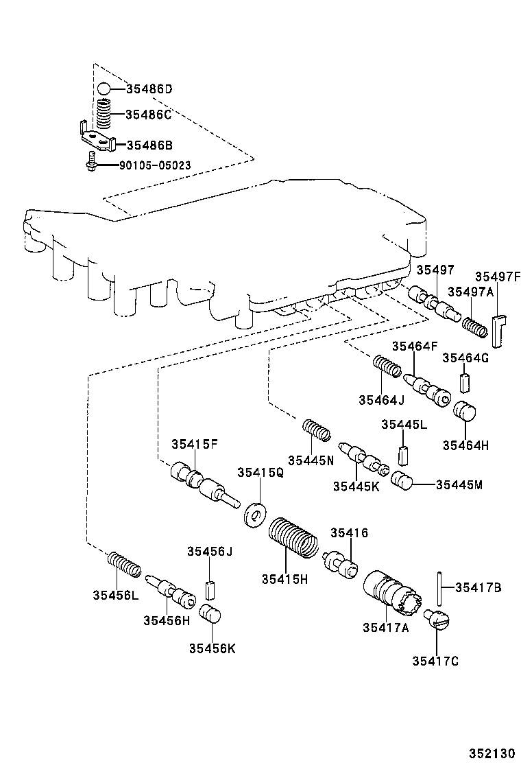 35406-21010 PISTON, C-3 ACCUMULATOR product image