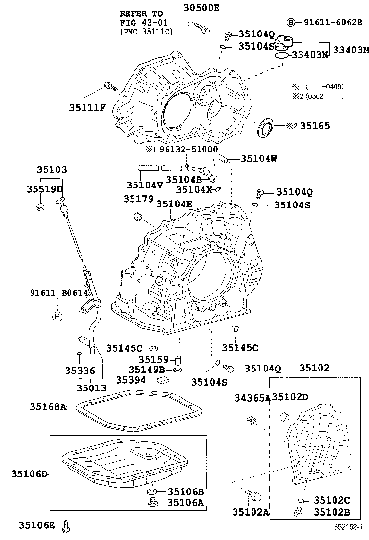 35103-52060 GAGE SUB-ASSY, TRANSMISSION OIL LEVEL product image