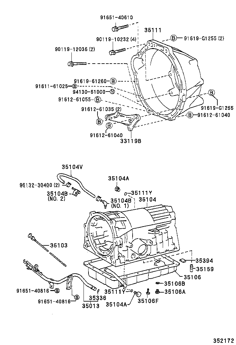 35103-26160 GAGE SUB-ASSY, TRANSMISSION OIL LEVEL product image