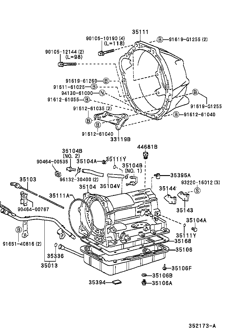 35103-26160 GAGE SUB-ASSY, TRANSMISSION OIL LEVEL product image