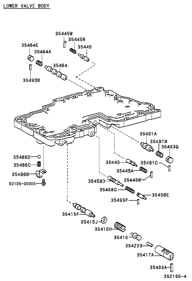 35410-26580 BODY ASSY, TRANSMISSION VALVE product image