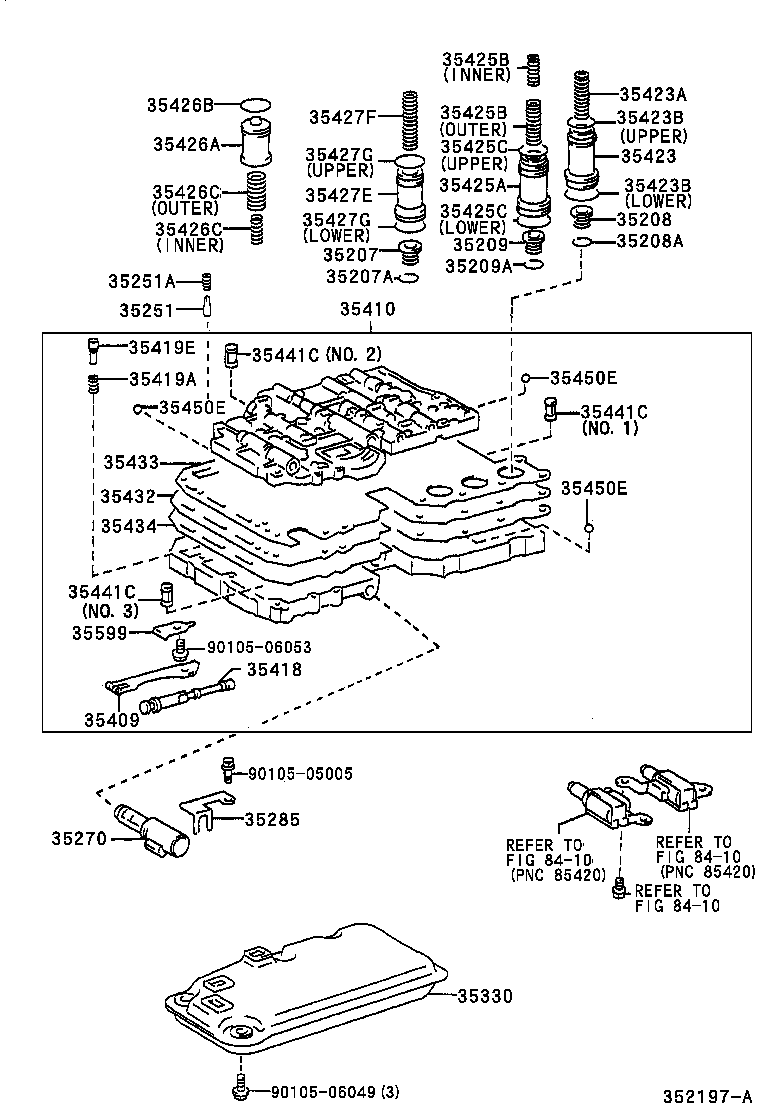 35410-26580 BODY ASSY, TRANSMISSION VALVE product image