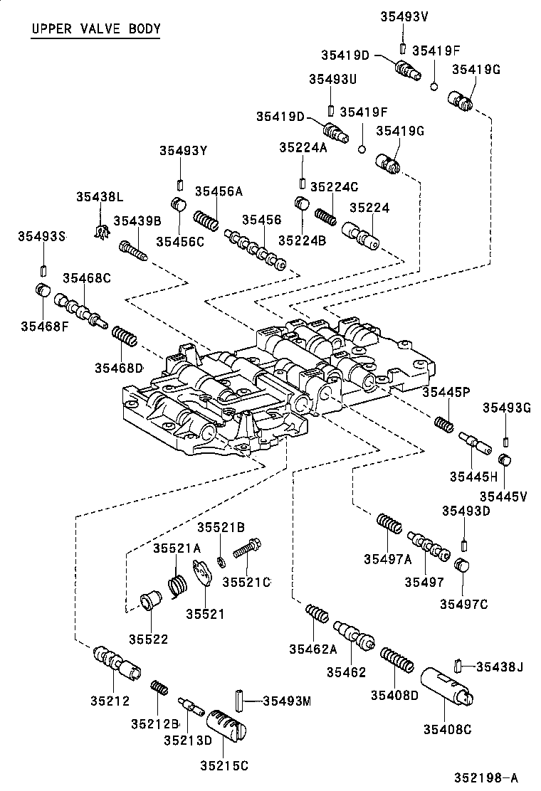 35410-26580 BODY ASSY, TRANSMISSION VALVE product image