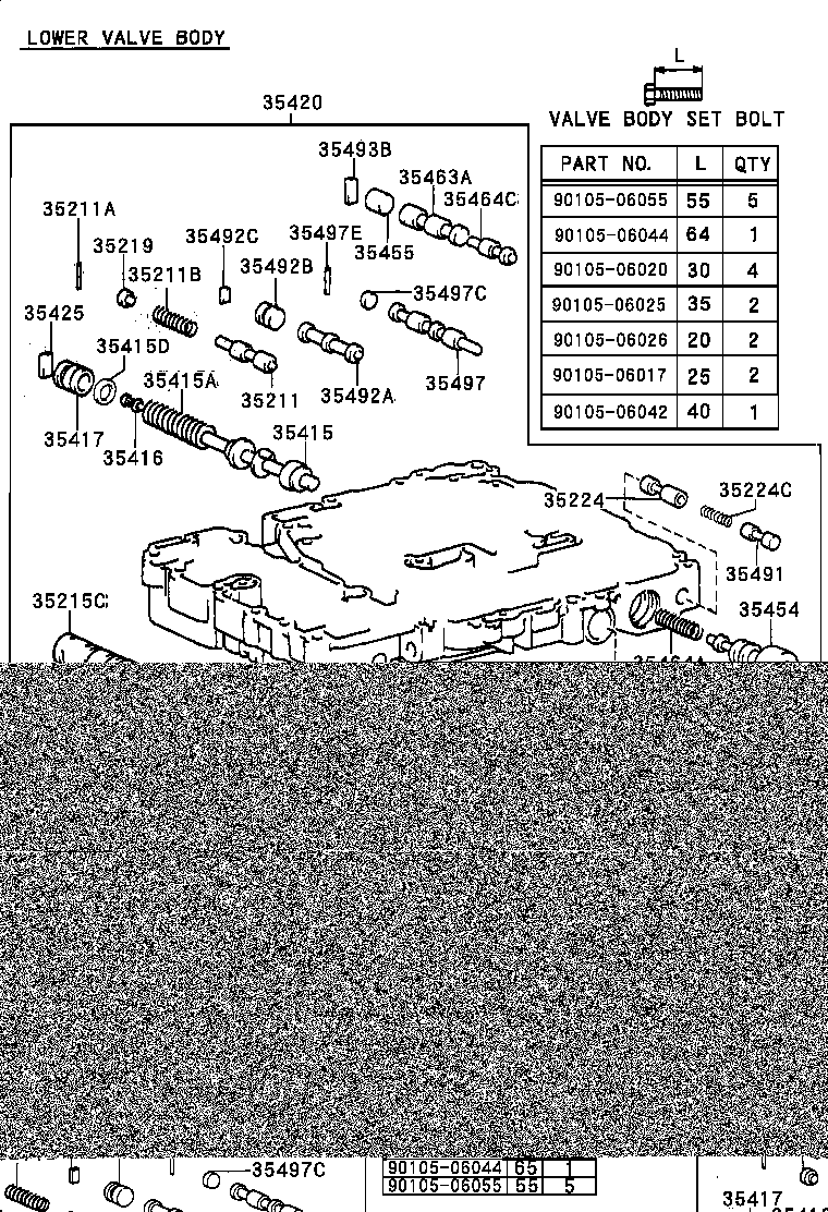35432-26220 PLATE, VALVE BODY, NO.1 product image