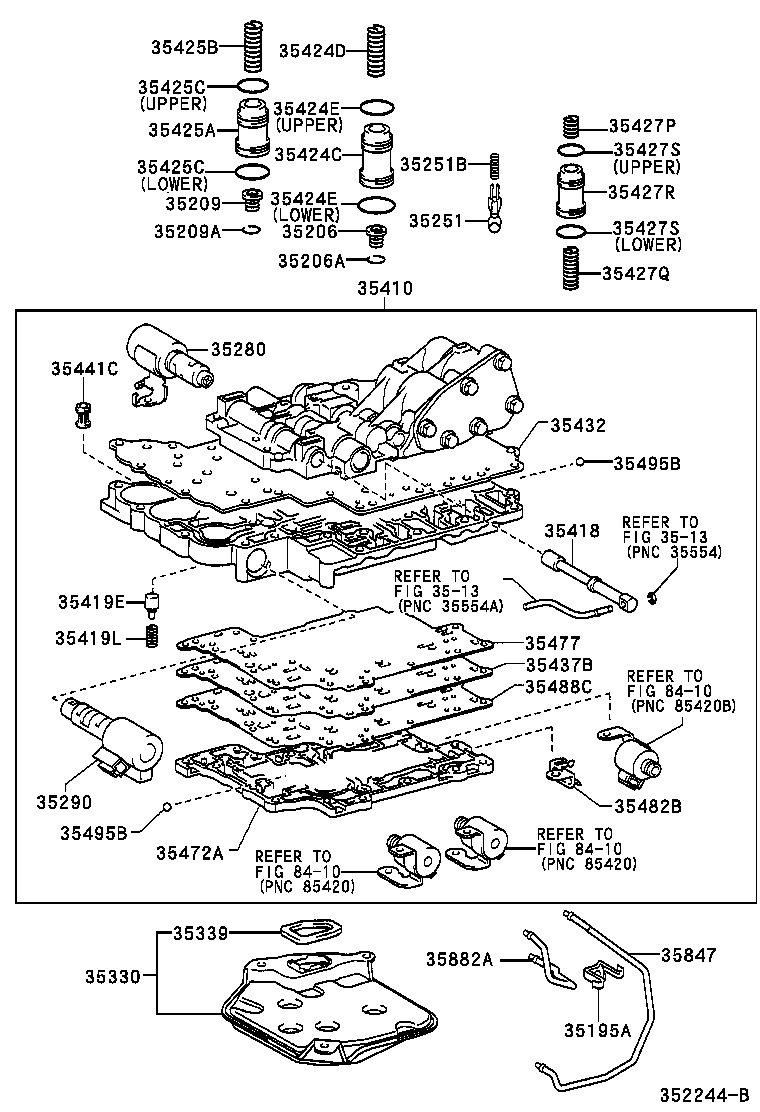 35432-52060 PLATE, VALVE BODY, NO.1 product image