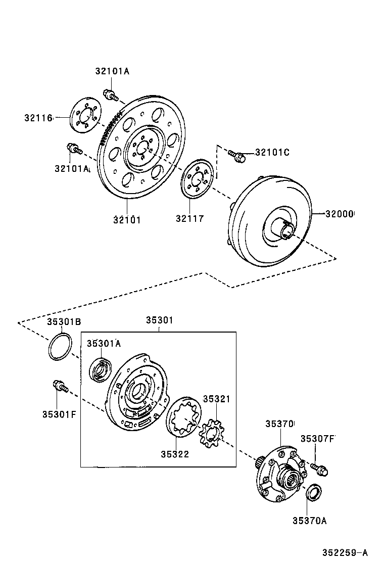 90119-06559 BOLT (FOR STATOR SHAFT) product image