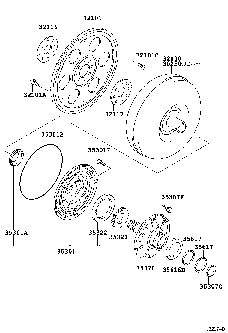 32000-21010 CONVERTER ASSY, TORQUE product image