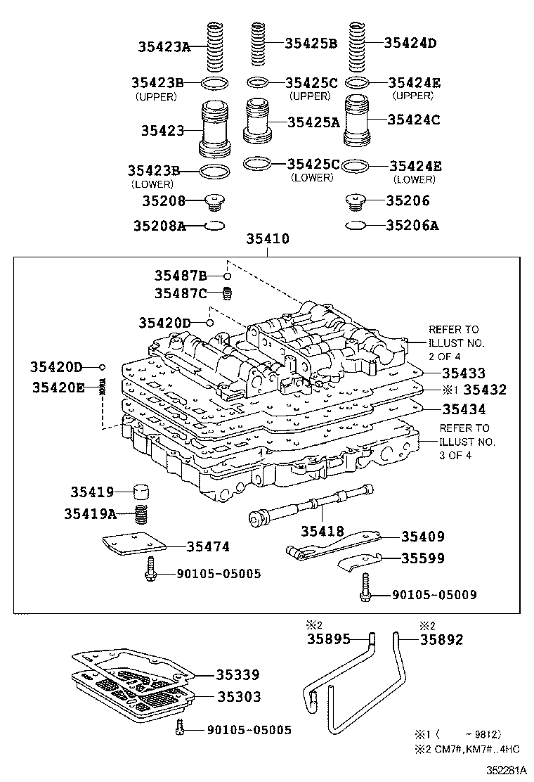 35432-28060 PLATE, VALVE BODY, NO.1 product image