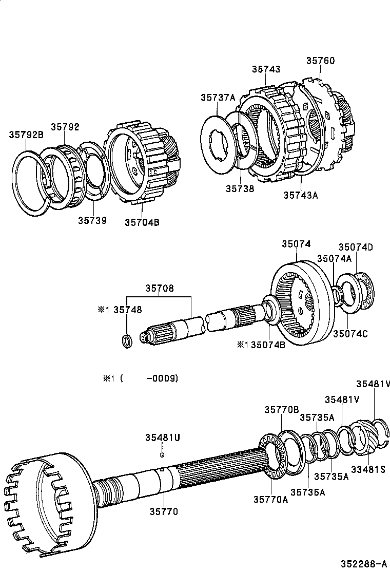 34780-35040 YOKE ASSY, FLANGE (FOR AUTOMATIC TRANSMISSION) product image