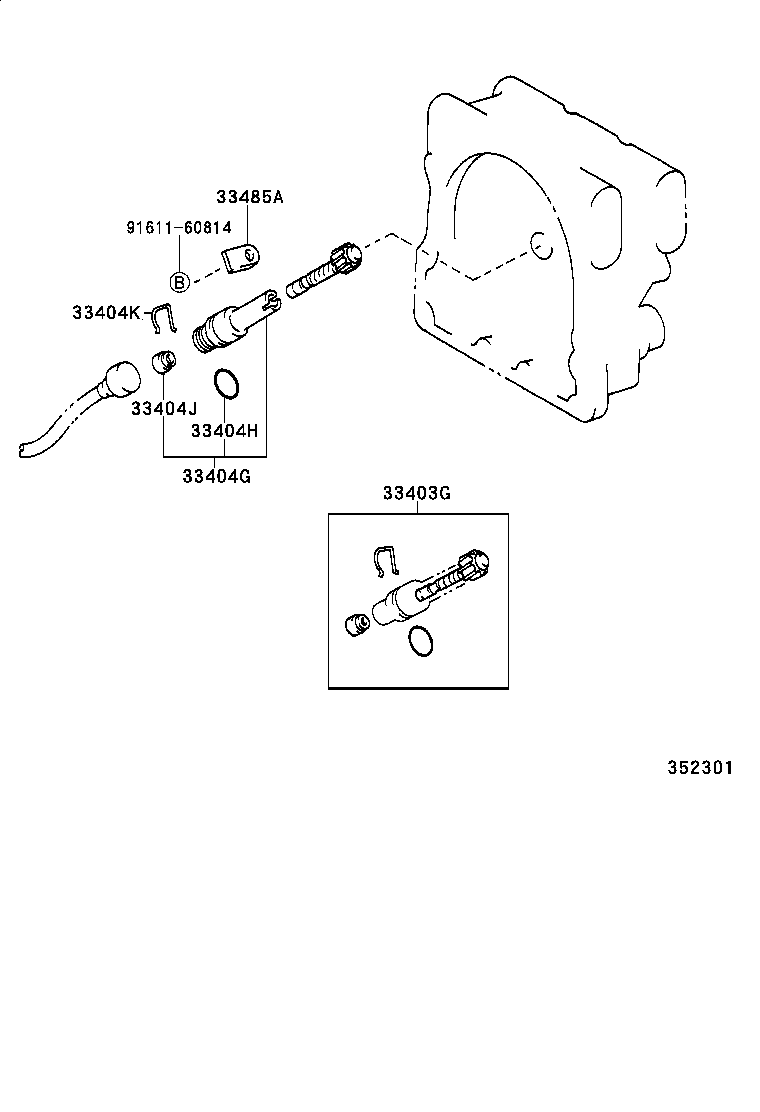 33482-39186 GEAR SUB-ASSY, SPEEDOMETER DRIVEN (ATM) product image