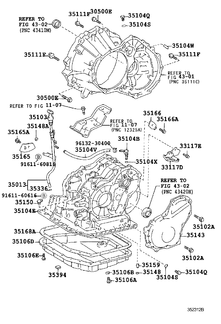 35103-02060 GAGE SUB-ASSY, TRANSMISSION OIL LEVEL product image