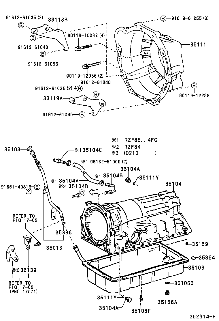 35013-38020 TUBE SUB-ASSY, TRANSMISSION OIL FILLER product image