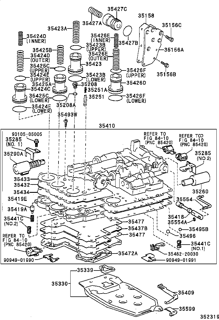 35285-12010 PLATE, SOLENOID LOCK product image