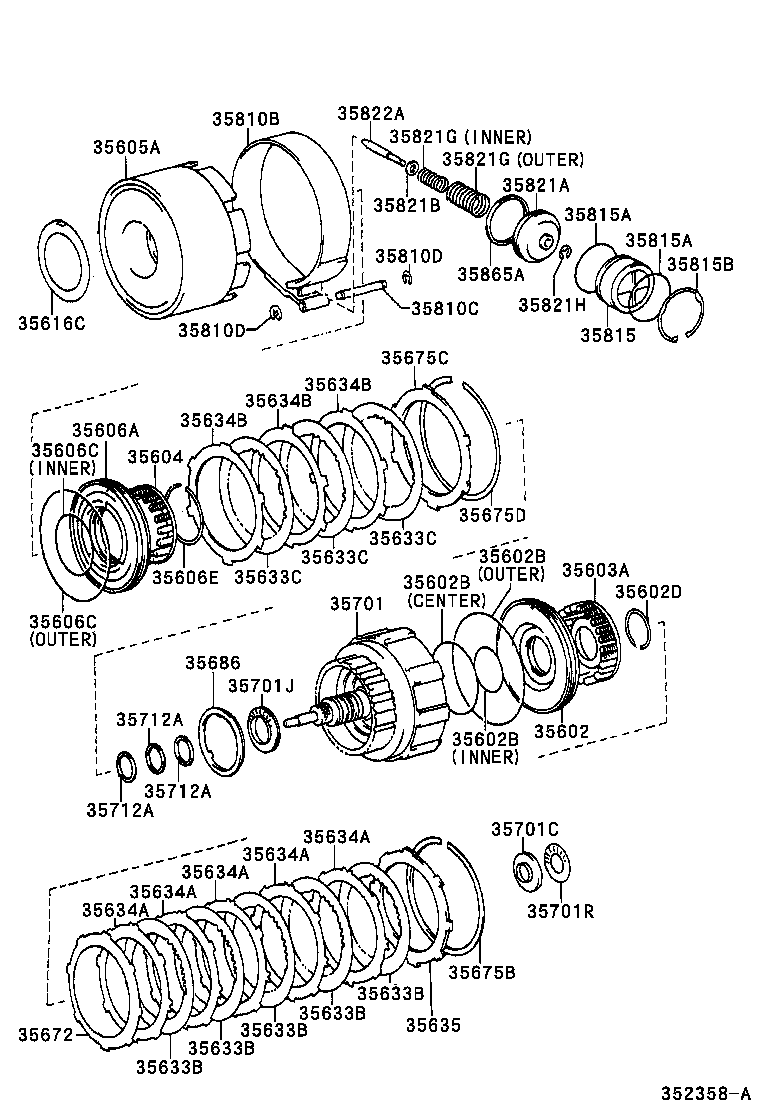 35701-22023 SHAFT SUB-ASSY, INPUT product image