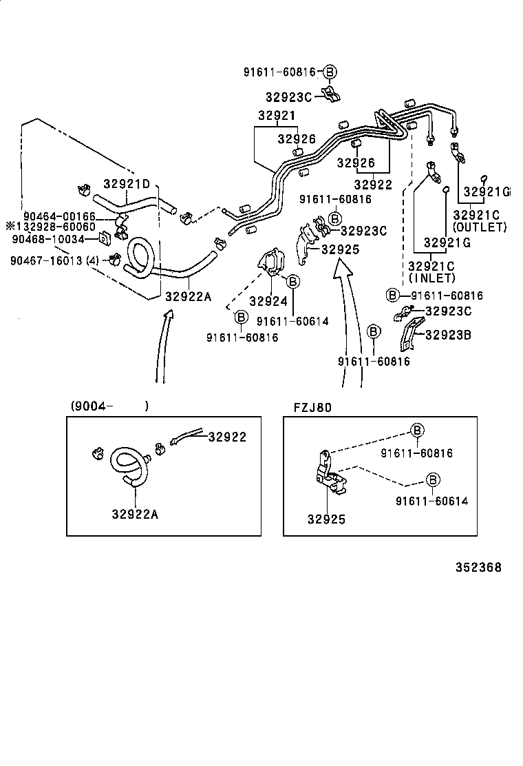 32913-60190 BRACKET, OIL COOLER product image