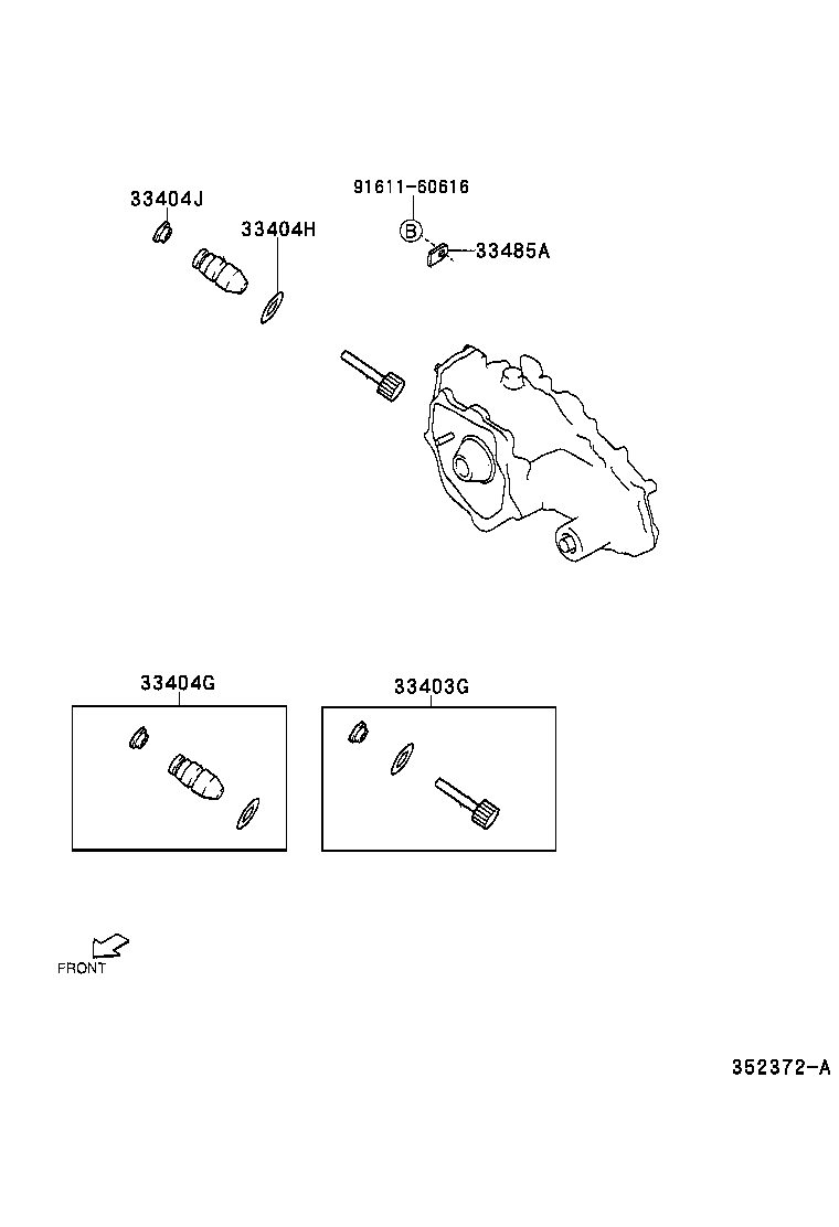 33403-87413 GEAR SUB-ASSY, SPEEDOMETER DRIVEN (ATM) product image