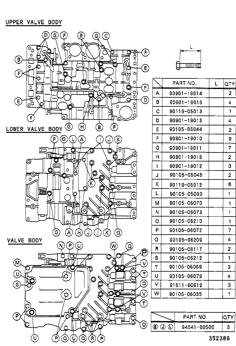 90501-34009 SPRING, COMPRESSION (FOR C-2 ACCUMULATOR PISTON) product image