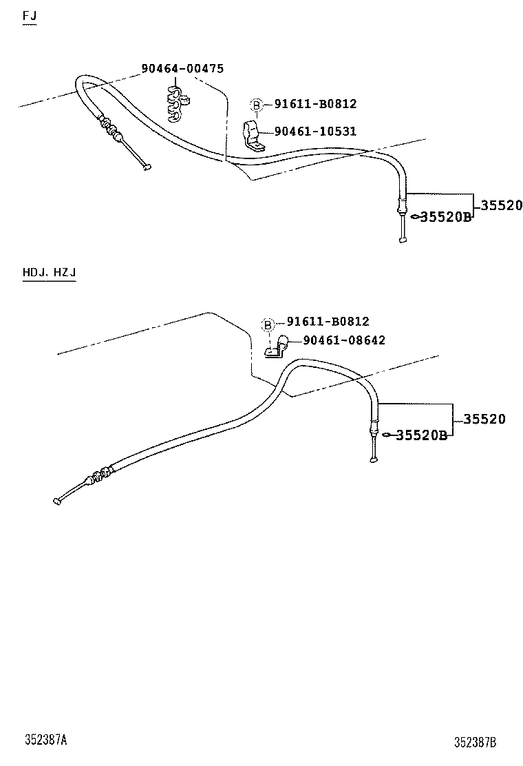 35520-60111 CABLE ASSY, THROTTLE product image