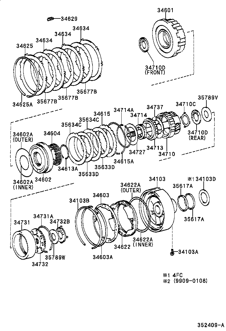 34710-30041 GEAR ASSY, OVERDRIVE PLANETARY product image