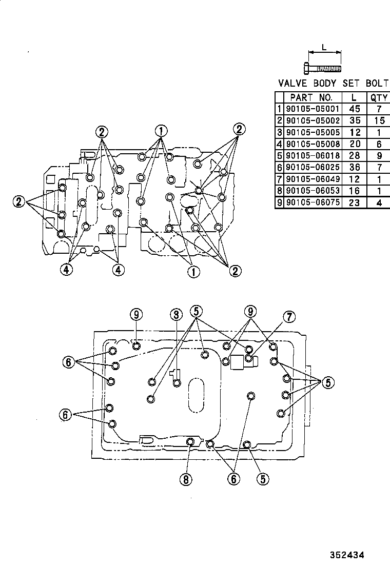 35432-30610 PLATE, VALVE BODY, NO.1 product image
