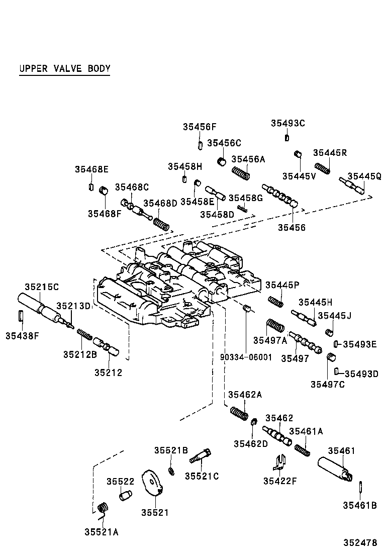 35410-30870 BODY ASSY, TRANSMISSION VALVE product image