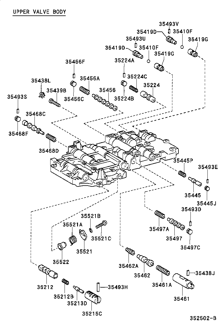 35410-35690 BODY ASSY, TRANSMISSION VALVE product image