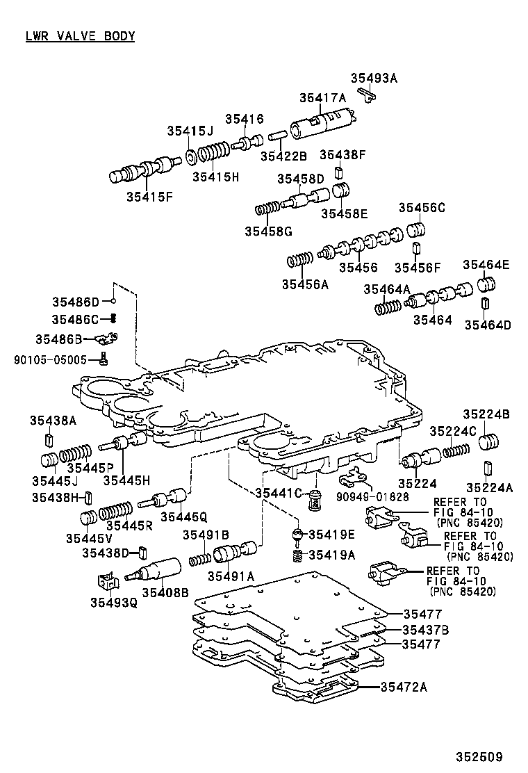 35410-12600 BODY ASSY, TRANSMISSION VALVE product image