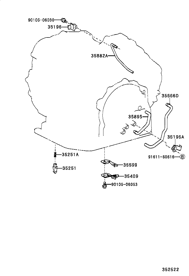 35410-42050 BODY ASSY, TRANSMISSION VALVE product image