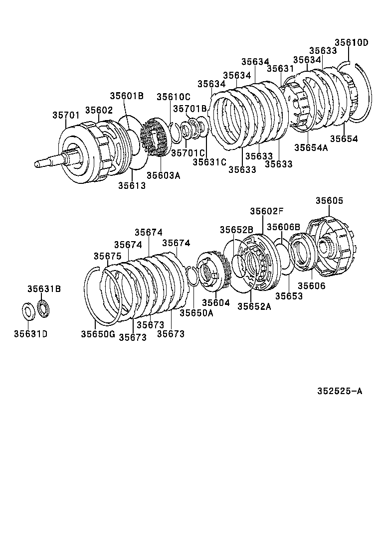 35701-22023 SHAFT SUB-ASSY, INPUT product image