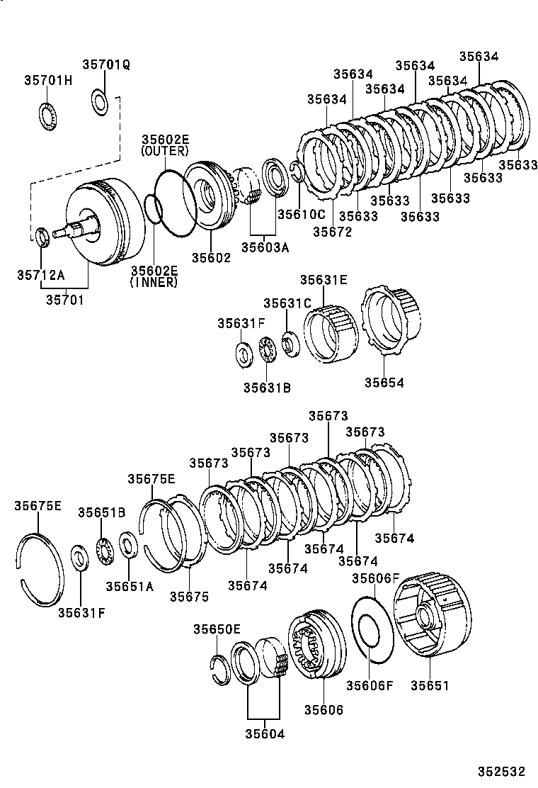 35701-60050 SHAFT SUB-ASSY, INPUT product image
