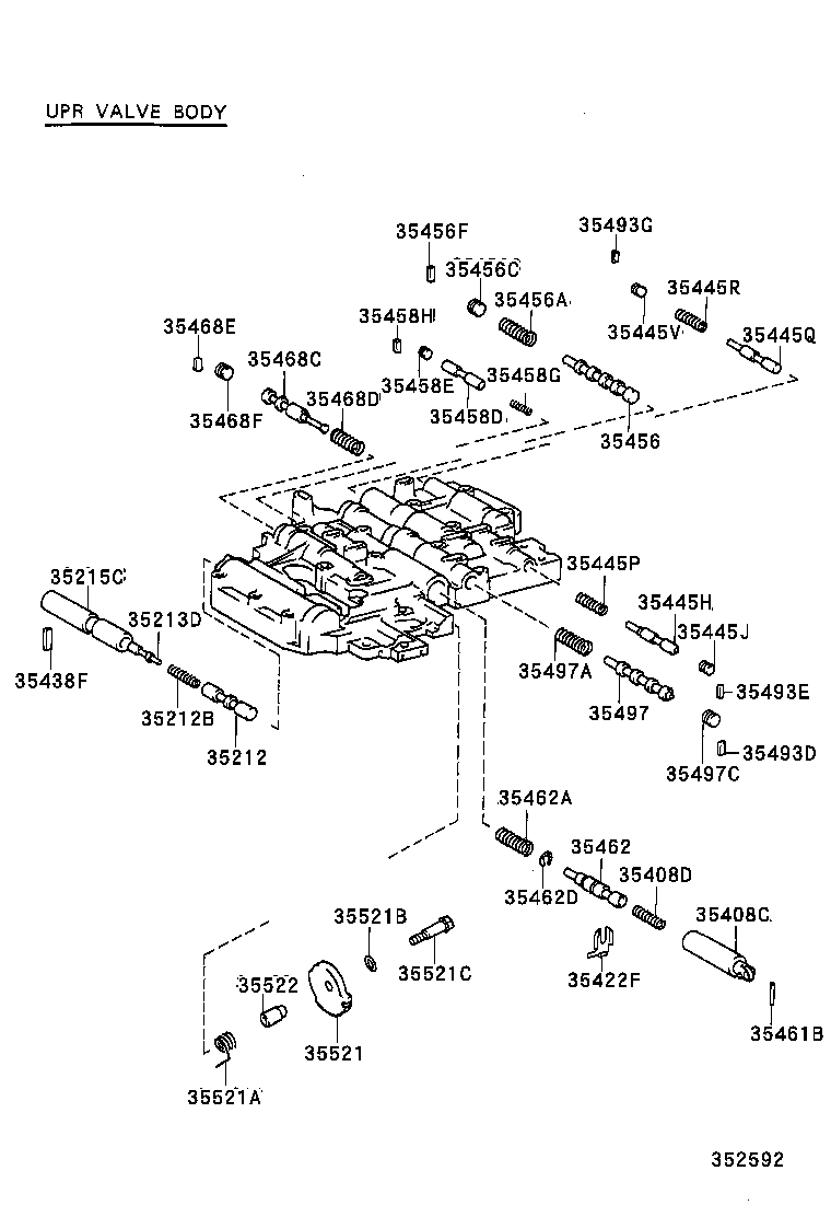 35260-60010 ACCUMLATOR ASSY, THROTTLE PRESSURE product image