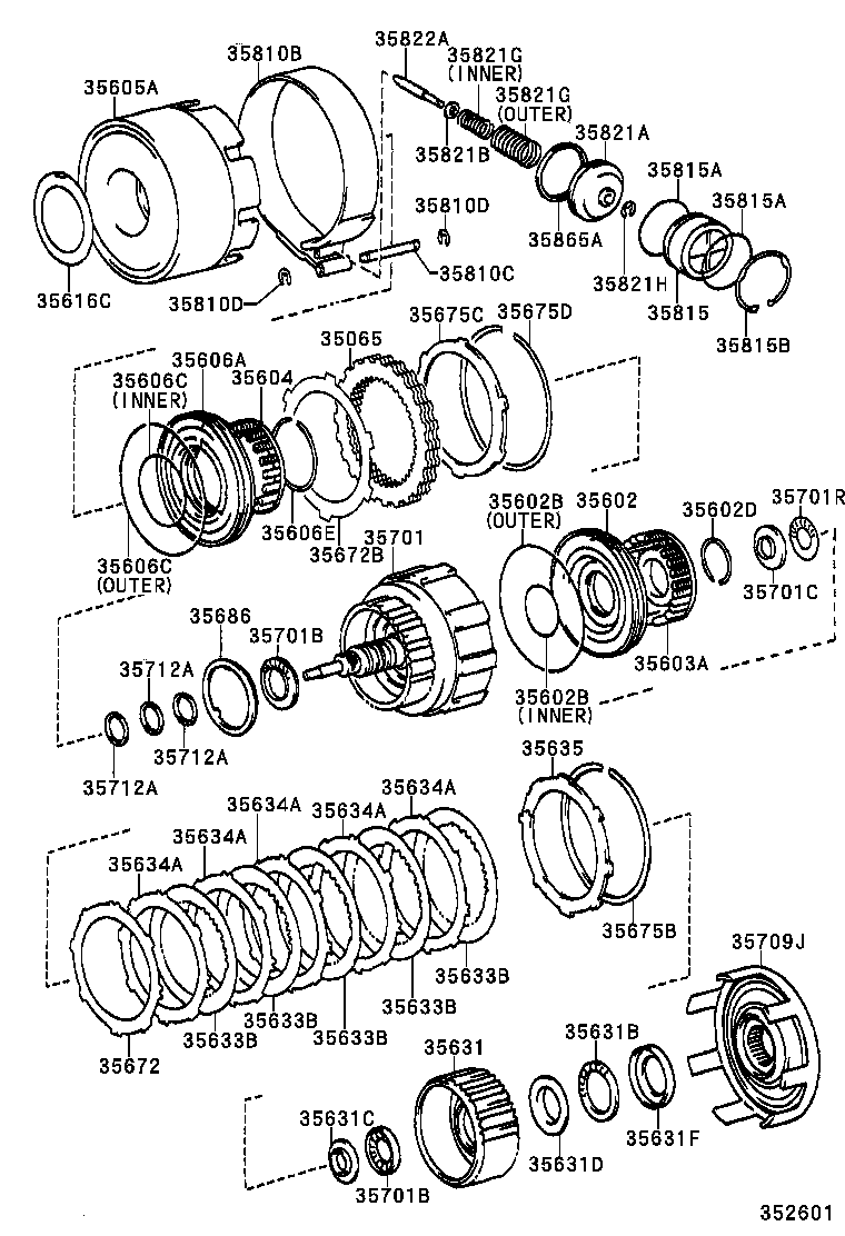 35821-22020 PISTON, 2ND COAST BRAKE product image