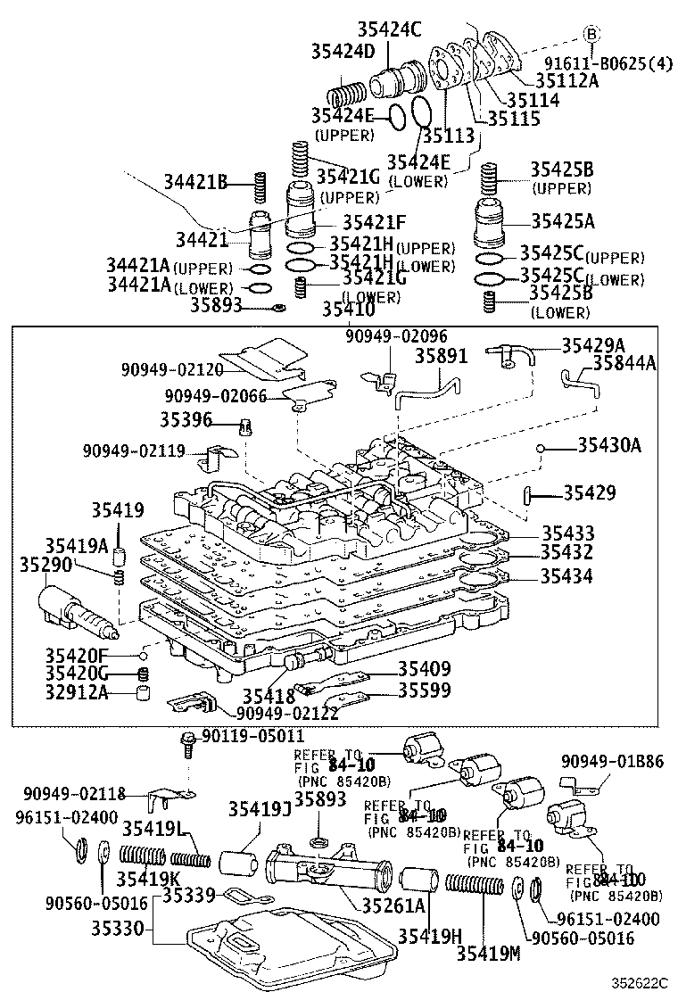 35432-36060 PLATE, VALVE BODY, NO.1 product image