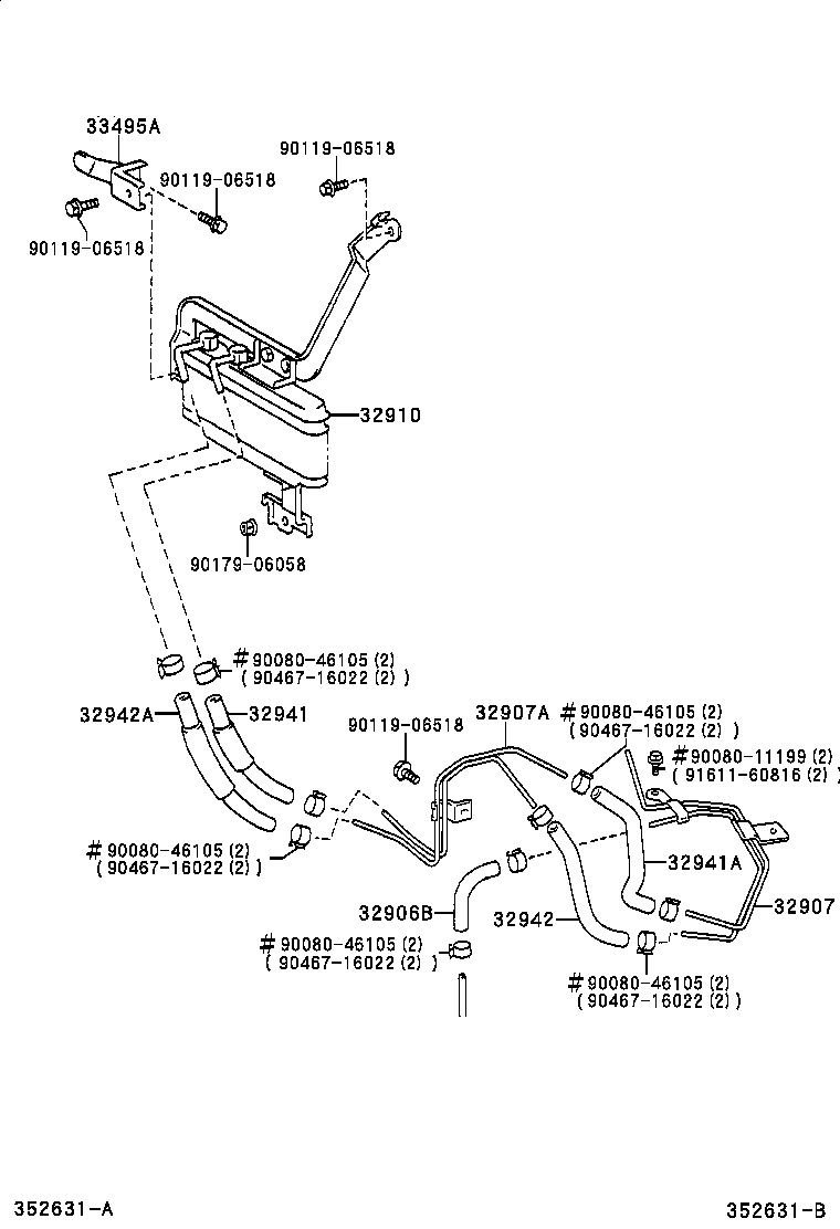 32910-07010 COOLER ASSY, OIL product image