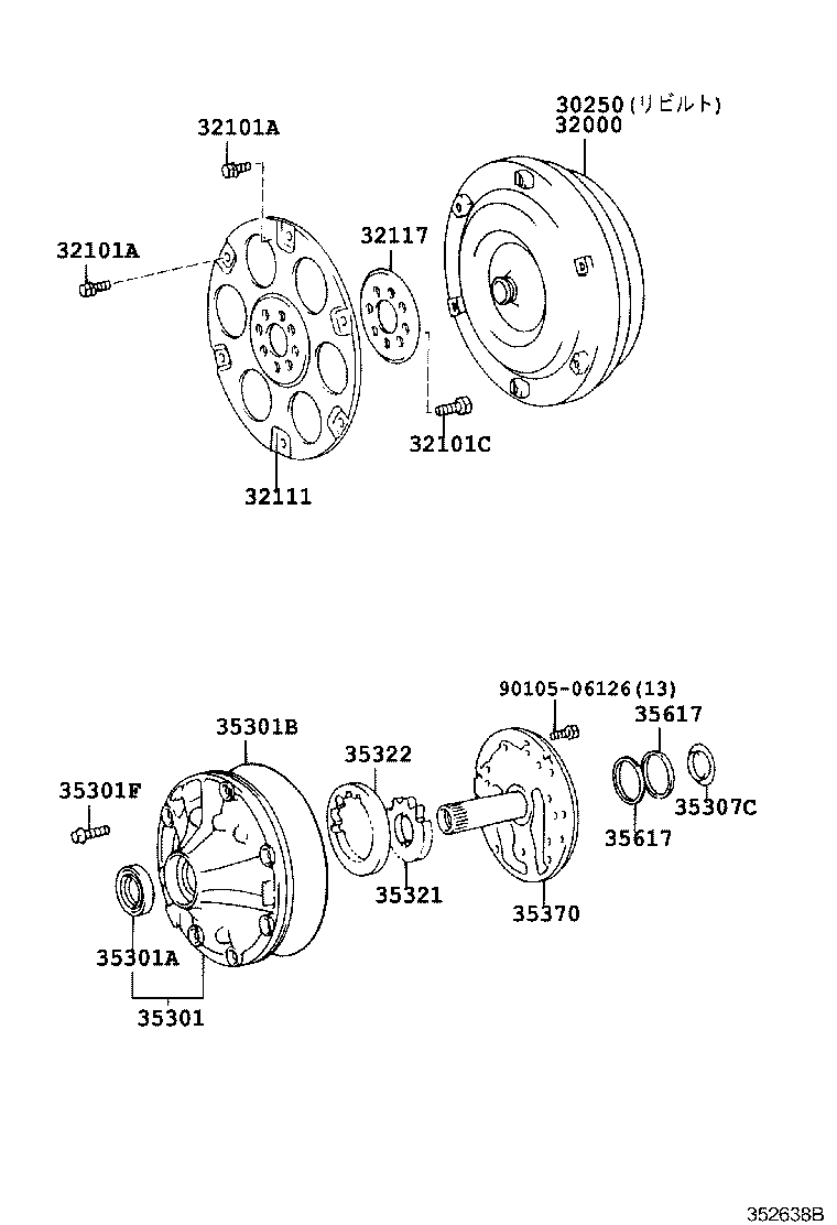 30250-26030 CONVERTER ASSY, TORQUE, REBUILT product image